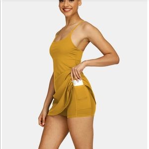 NWT HALARA Activity Dress style Wannabe in Goldenrod